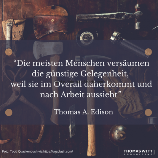 Die meisten Menschen versaumen die